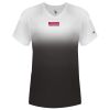 Women's V-Neck Ombre T-Shirt Thumbnail